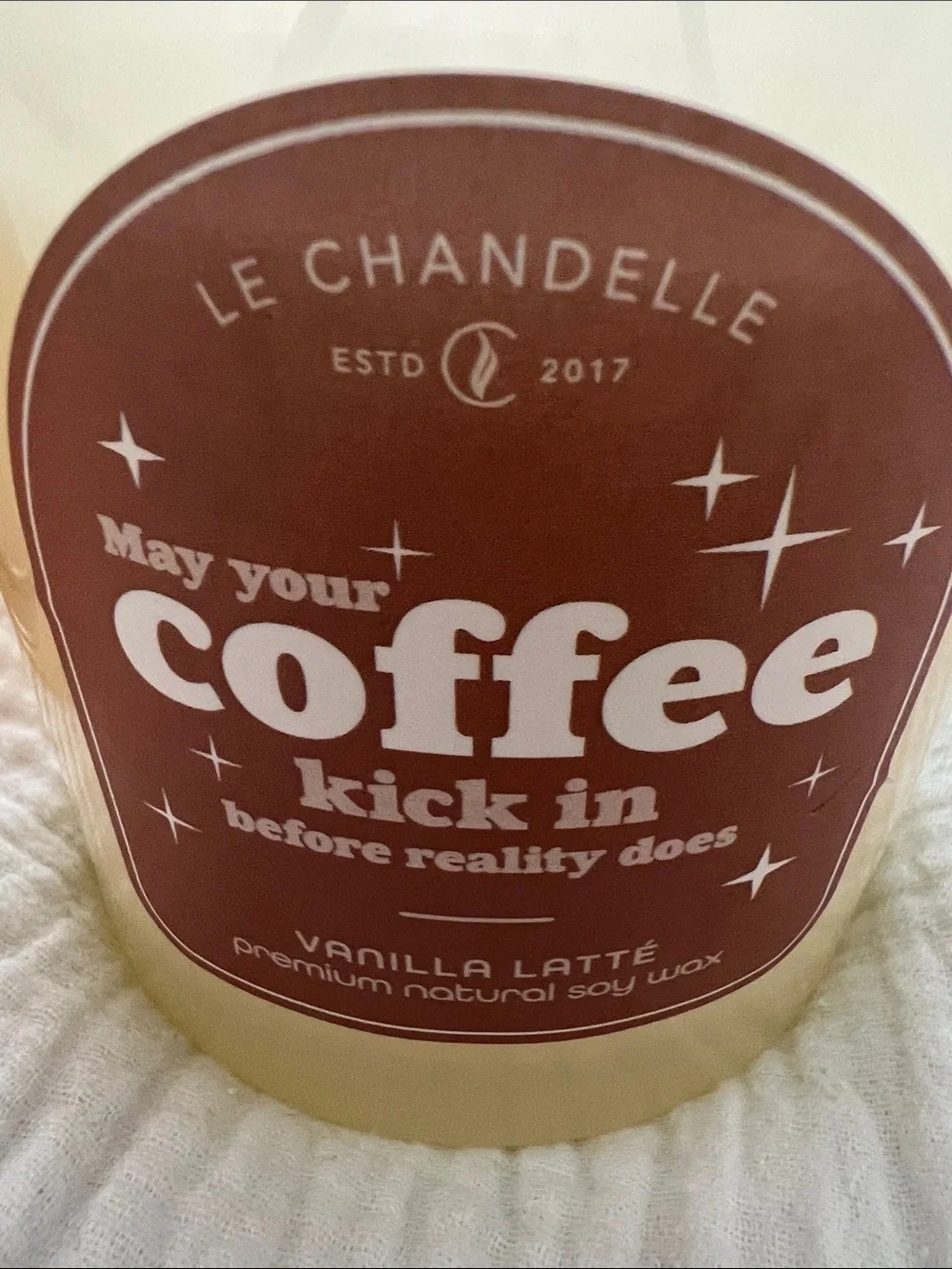 2 for $30 🕯️💛 Le Chandelle Candles Vanilla Caramel Latté Soy Candle (12oz)